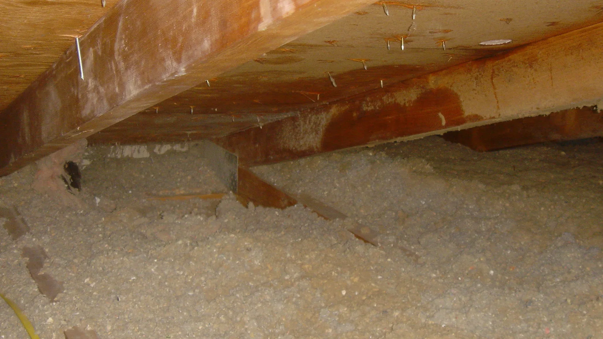 Insulated attic interior with homeowner inspecting vents—ensuring your warranty, summer comfort, and energy savings, Niagara Falls