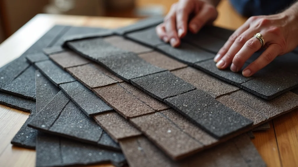 roof shingles niagara falls - Samples of asphalt, architectural, and premium roof shingles with detailed textures